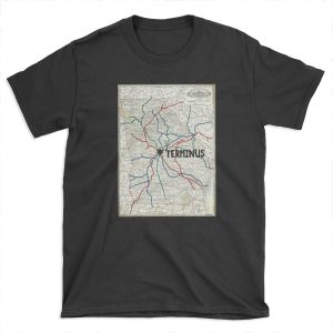 The Walking Dead - Terminus Map T-shirt Tee