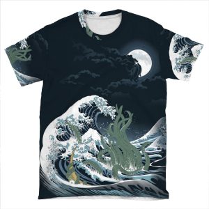 The Wave Off R'Lyeh AOP T-shirt Tee