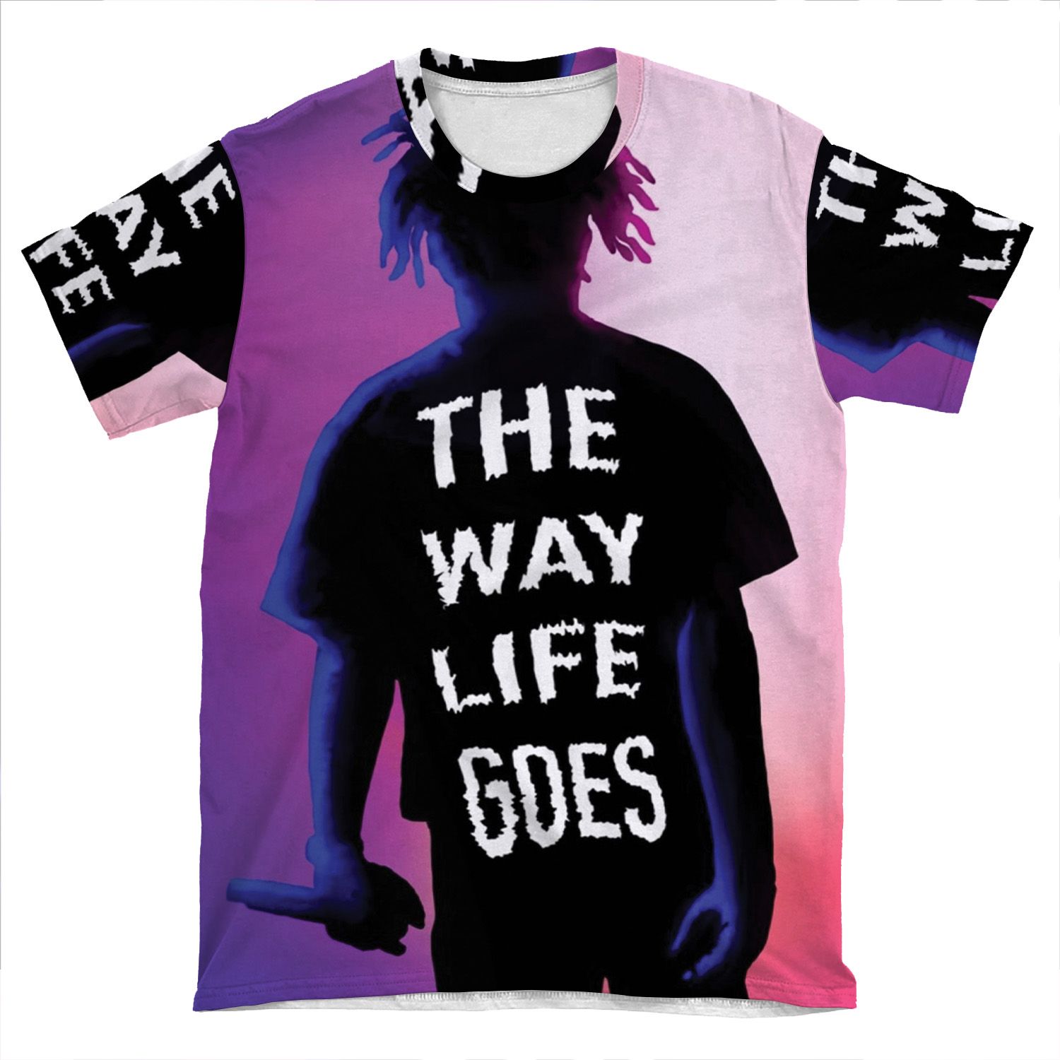 The Way Life Goes AOP T-shirt Tee