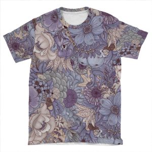 The Wild Side - Lavender Ice AOP T-shirt Tee