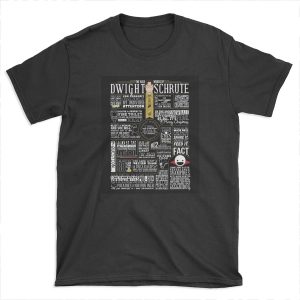The Wise Words of Dwight Schrute (Dark Tee) T-shirt Tee