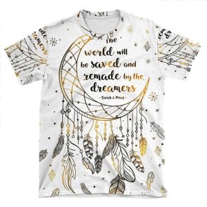 The World Will Be Saved AOP T-shirt Tee