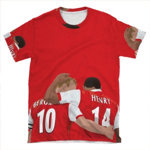 Thierry Henry & Dennis Bergkamp AOP T-shirt Tee