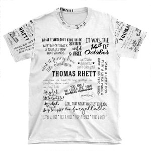 Thomas Rhett Life Changes Album Lyrics AOP T-shirt Tee