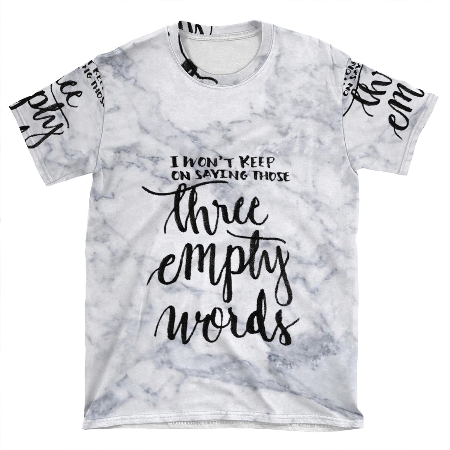 Three Empty Words - Shawn AOP T-shirt Tee