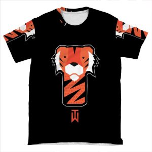 Tiger Woods Frank AOP T-shirt Tee