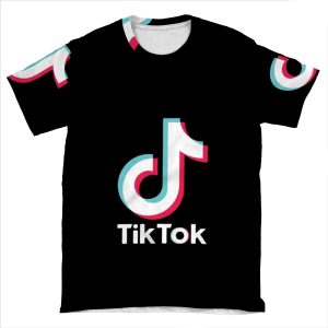 Tik Tok Brand AOP T-shirt Tee