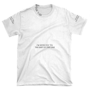 'Til The End Of The Line AOP T-shirt Tee