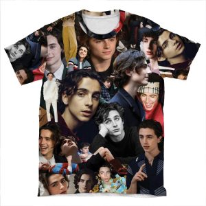 Timothee Chalamet 2 AOP T-shirt Tee