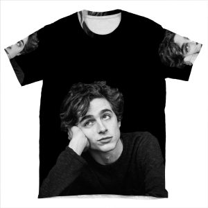 Timothee Chalamet 3 AOP T-shirt Tee