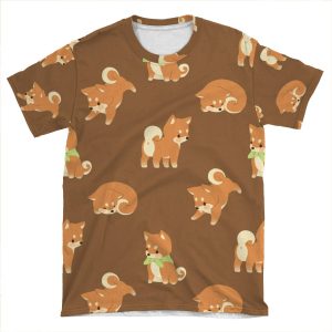 Tiny Shibas AOP T-shirt Tee