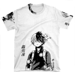 Todoroki Shoto - Ice And Fire AOP T-shirt Tee