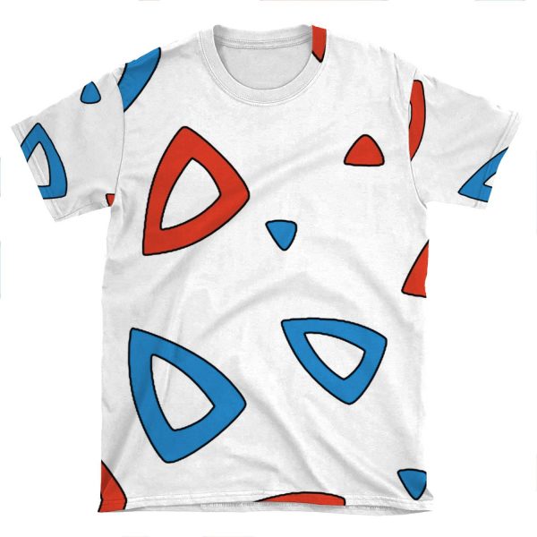 Togepi Pattern AOP T-shirt Tee