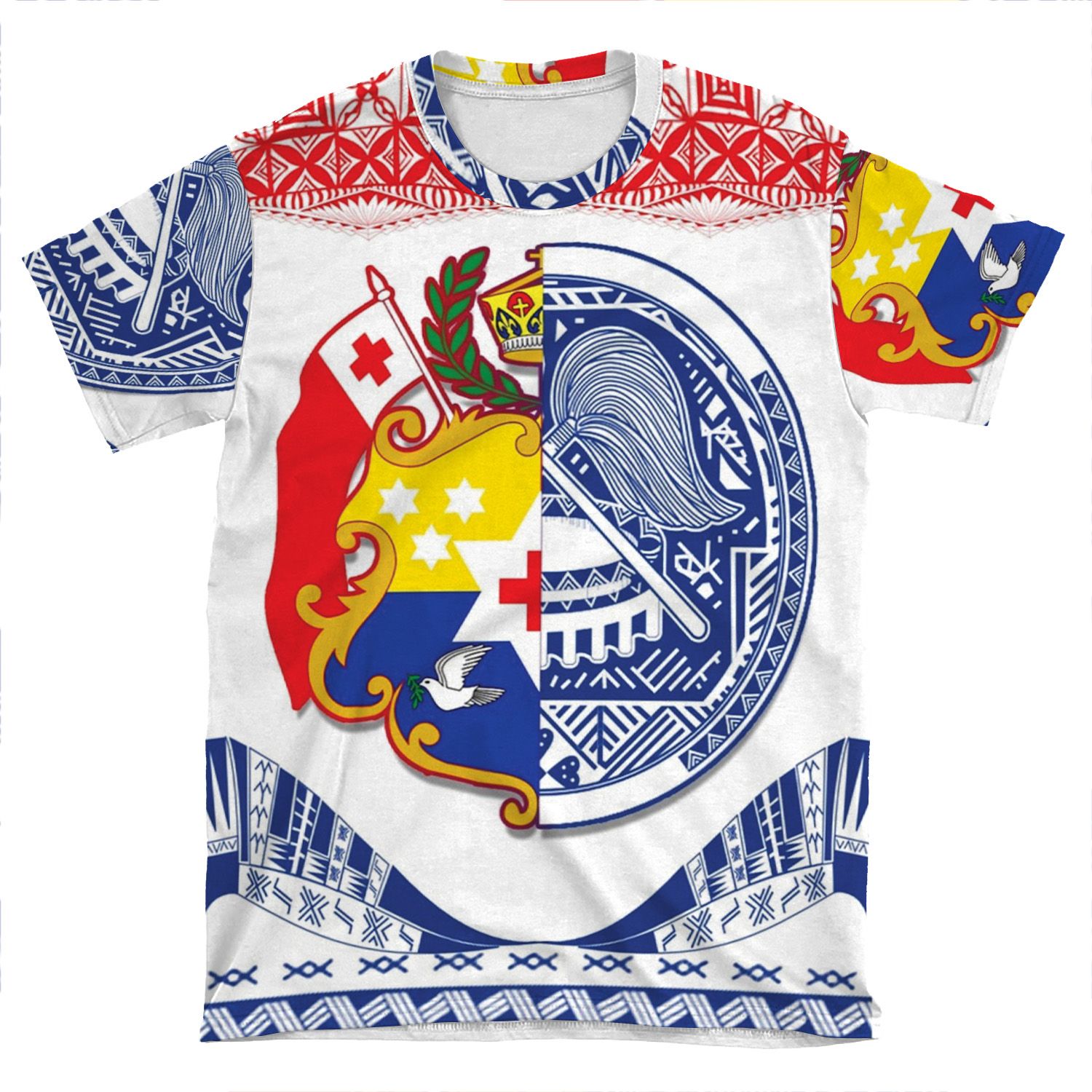 Tokouso - Polynesian Design AOP T-shirt Tee