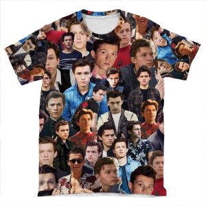 Tom Holland Collage 2 AOP T-shirt Tee