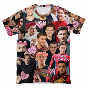 Tom Holland Collage 3 AOP T-shirt Tee