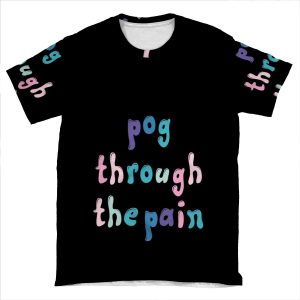Tommyinnit : Pog Through The Pain AOP T-shirt Tee