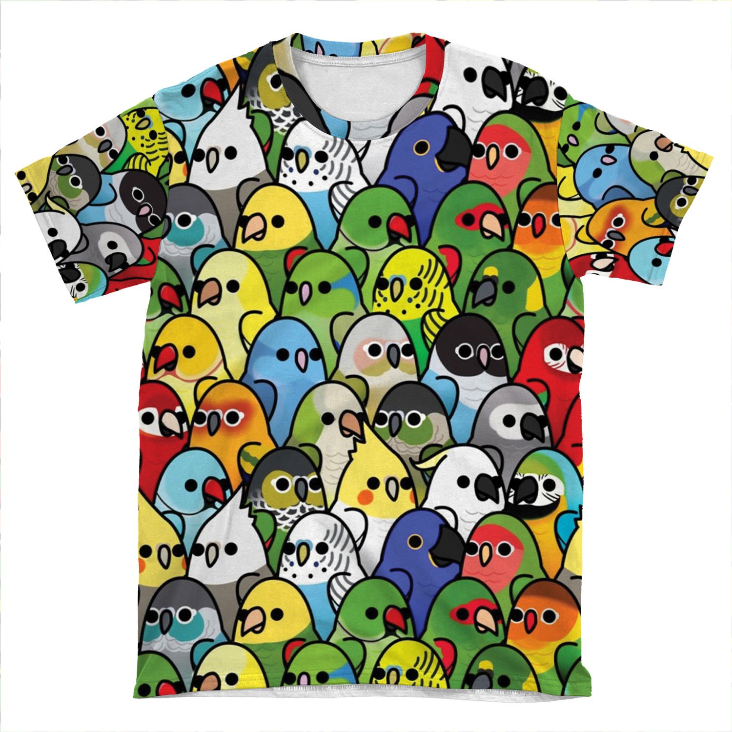 Too Many Birds! Bird Squad Classic AOP T-shirt Tee