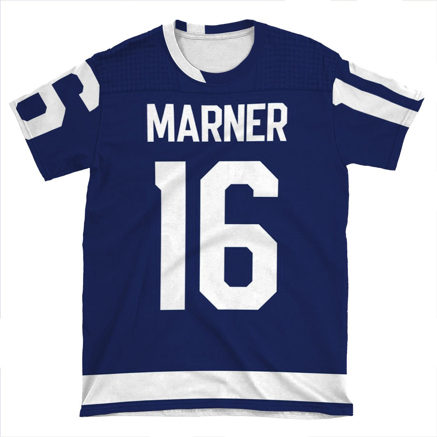 Toronto Maple Leafs Mitchell Marner Home Jersey Back Phone AOP T-shirt Tee