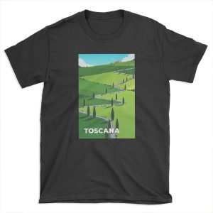 Toscana (Tuscany) Cycling T-shirt Tee