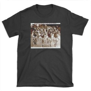 TOUR DE FRANCE; Vintage Cycle Racing Advertising Photo T-shirt Tee