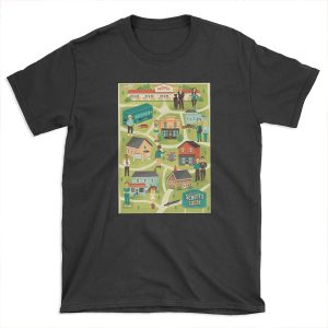 Town map T-shirt Tee