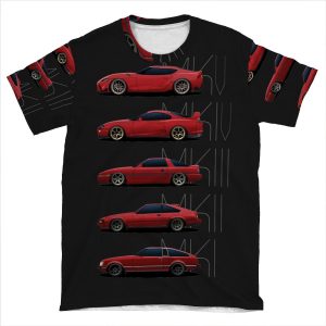 Toyota Supra Generations AOP T-shirt Tee