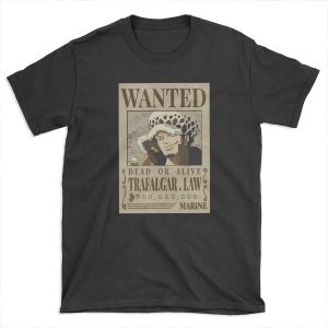 Trafalgar Law wanted poster T-shirt Tee