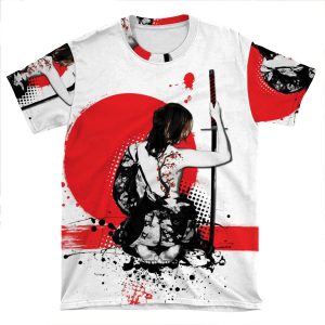Trash Polka - Female Samurai AOP T-shirt Tee