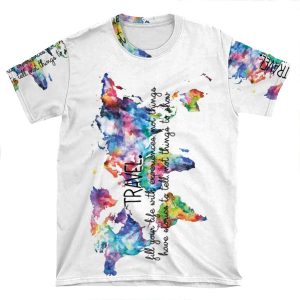 Travel Experiences AOP T-shirt Tee