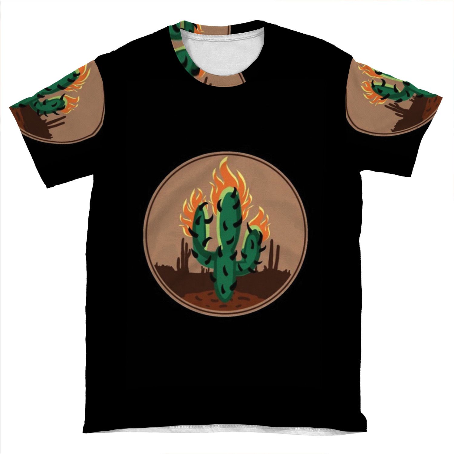 Travis Scott Rodeo Cactus Phone AOP T-shirt Tee