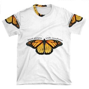 Treat People With Kindness Monarch AOP T-shirt Tee