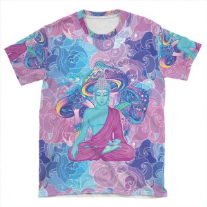 Trippy Buddha AOP T-shirt Tee