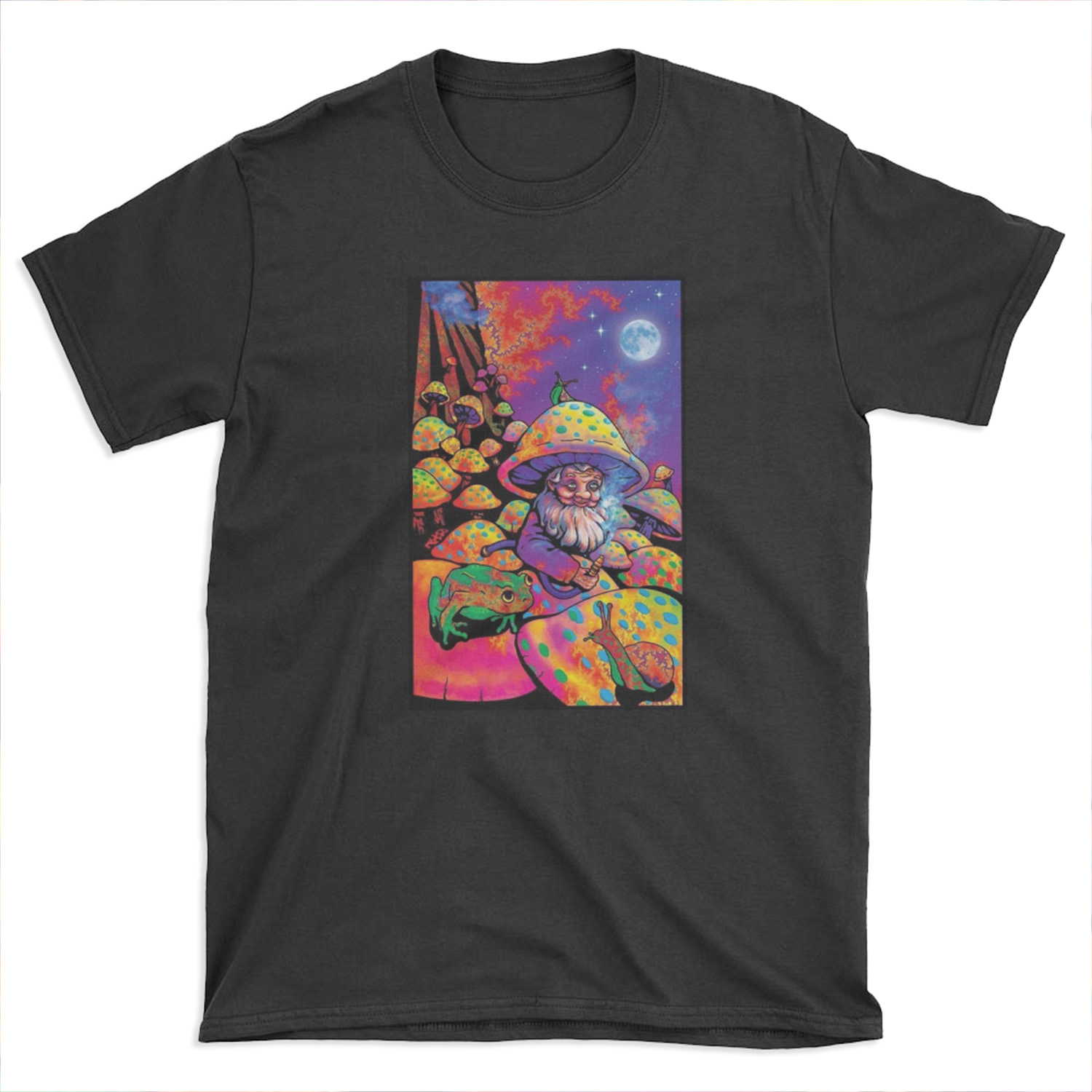 Trippy Mushroom Man Psychedelic T-shirt Tee