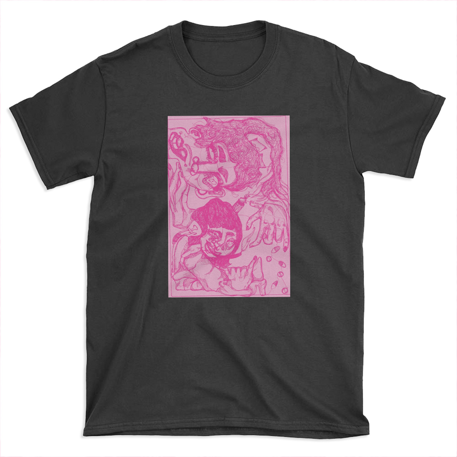 Trippy Pink T-shirt Tee