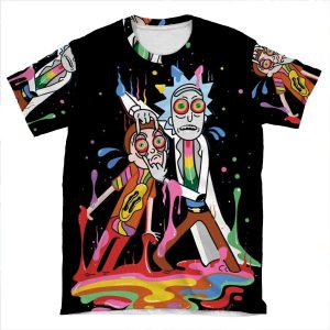Trippy Rick & Morty AOP T-shirt Tee