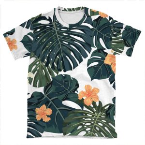 Tropical Blossom AOP T-shirt Tee