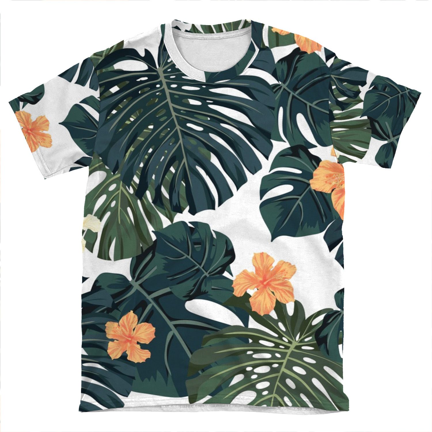 Tropical Blossom AOP T-shirt Tee