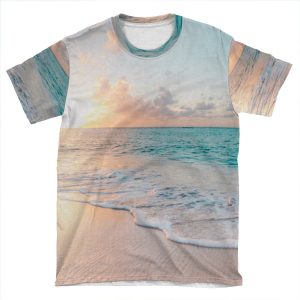 Tropical Clear Ocean AOP T-shirt Tee