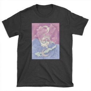 Tui and La, Moon and Ocean Spirits Art Nouveau T-shirt Tee