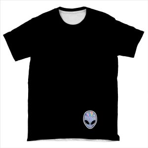 Tumblr Trippy Alien AOP T-shirt Tee