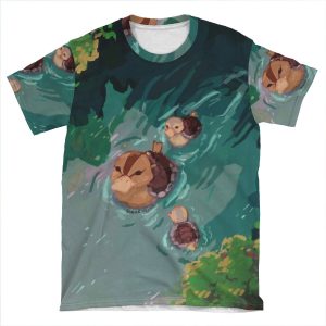 Turtle Duck Pond Avatar The Last Airbender AOP T-shirt Tee