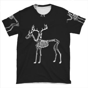 Two Headed Deer AOP T-shirt Tee
