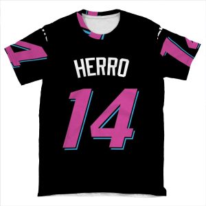 Tyler Herro Heat AOP T-shirt Tee