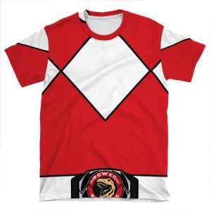 Tyrannosaurus - Red AOP T-shirt Tee