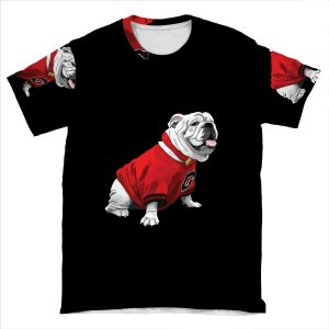Uga Bulldog AOP T-shirt Tee