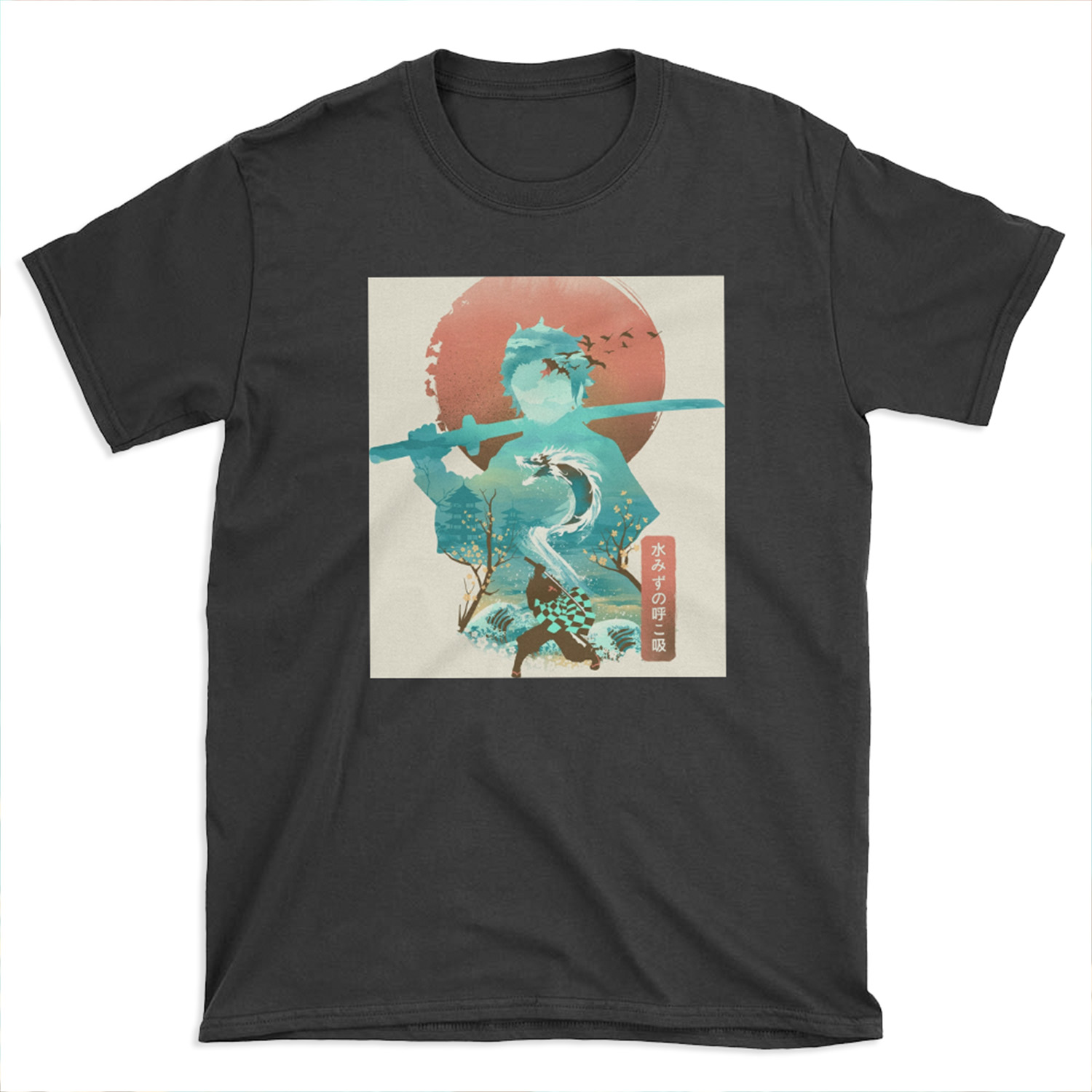 Ukiyo e Breath of Water T-shirt Tee