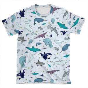 Under The Sea V2 AOP T-shirt Tee
