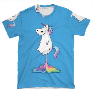 Unicorn Fart AOP T-shirt Tee