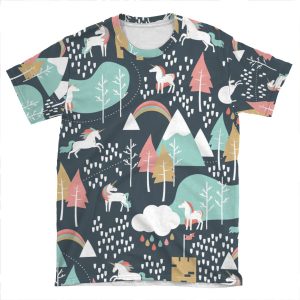 Unicorn Love AOP T-shirt Tee